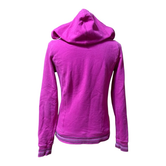 The North Face Women's Vibrant Pink Zip-Up Hoodie - Picture 4 of 6